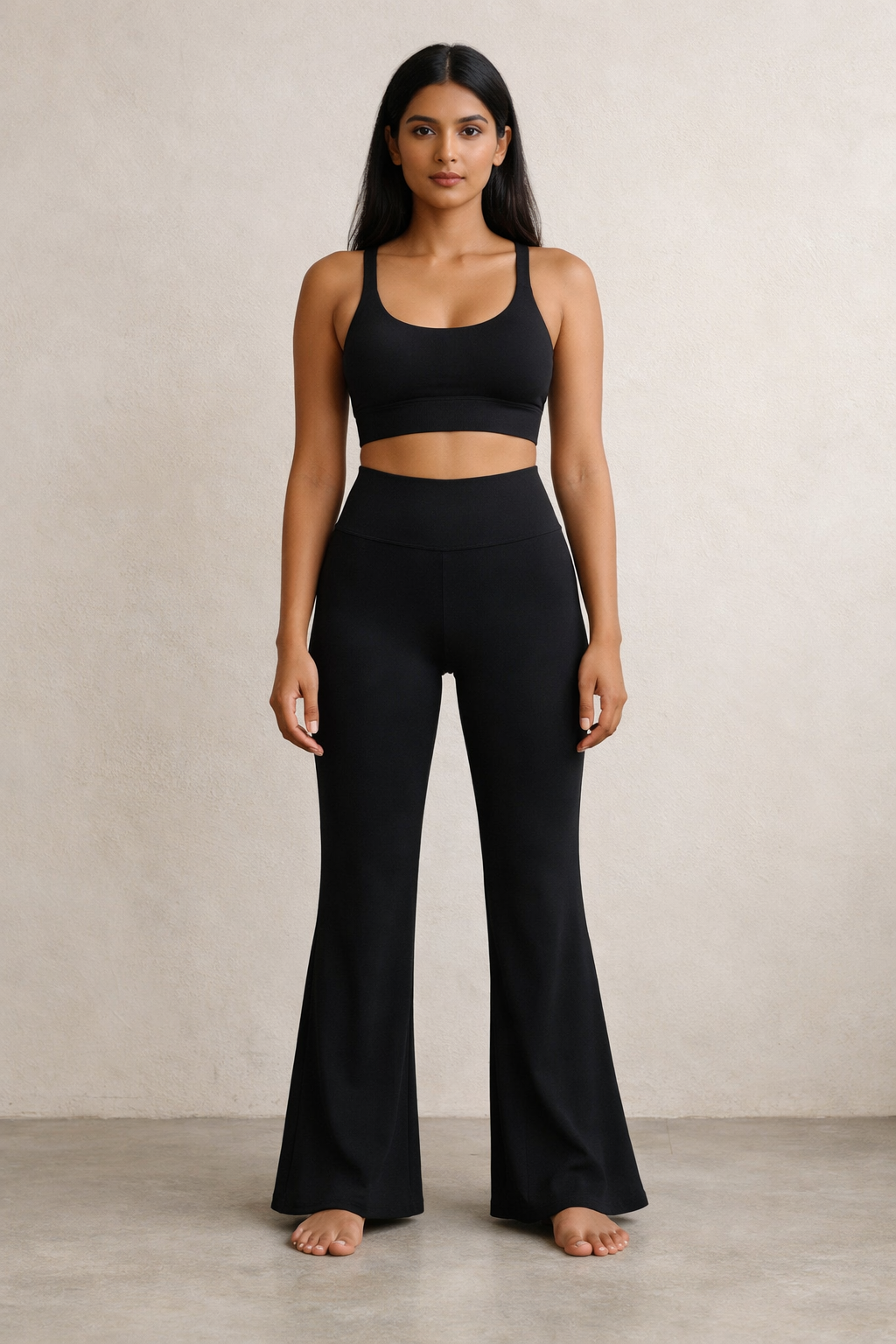 High-Waist Flare Pants
