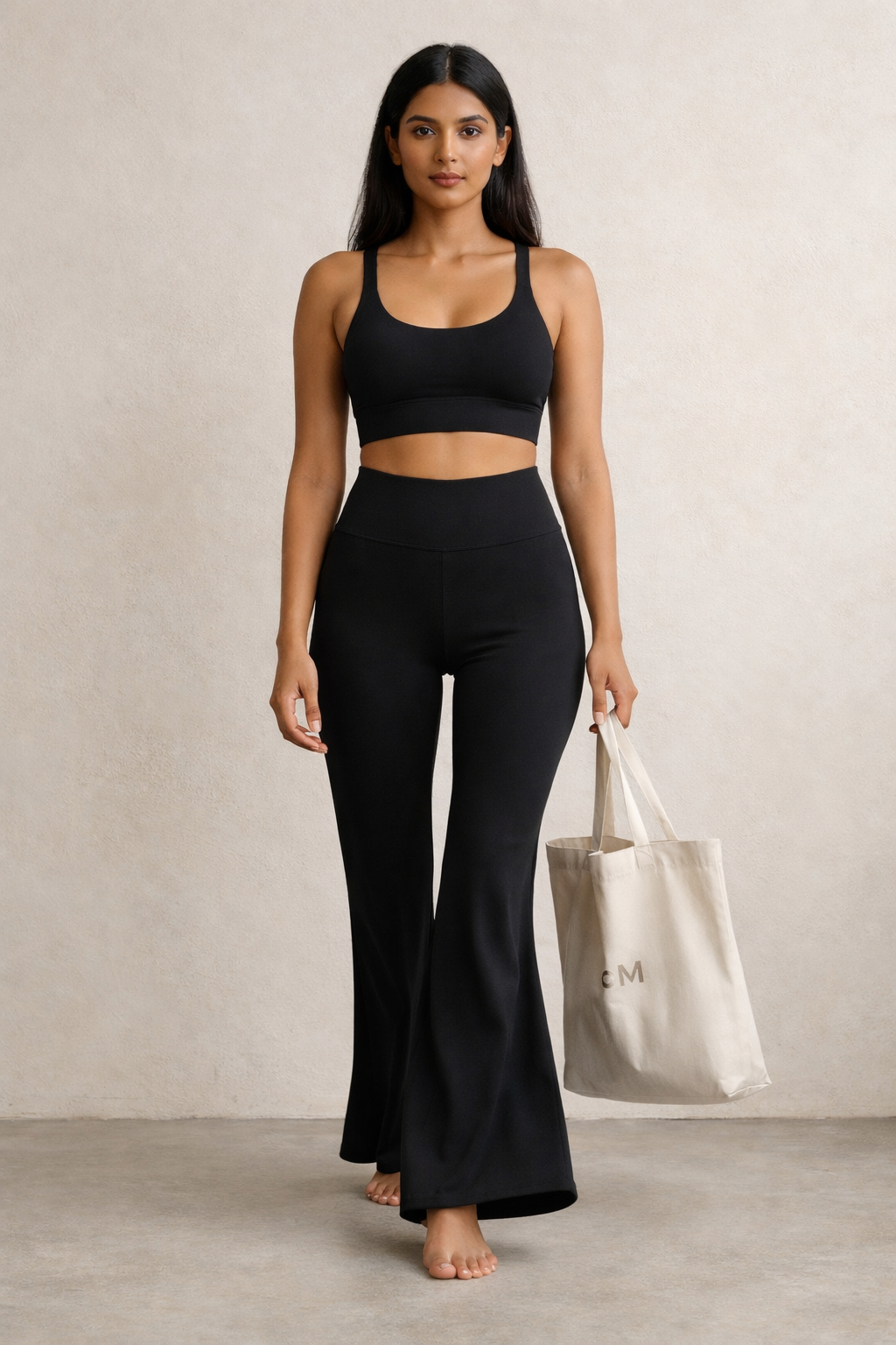 High-Waist Flare Pants