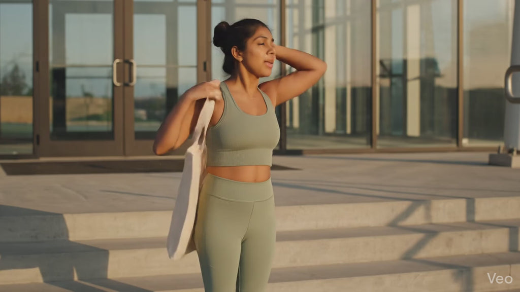 [colour: black pepper] Black Pepper Compression Yoga Pants in buttery-soft, squat-proof OatTech™ fabric — high-waisted, moisture-wicking and breathable for yoga, studio and lounge. Anti-hustle comfort, built for Indian heat.